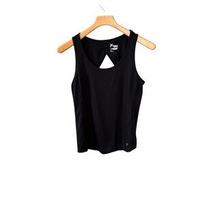 Old Navy Women's Black Cut Out Athletic Tank Top Medium